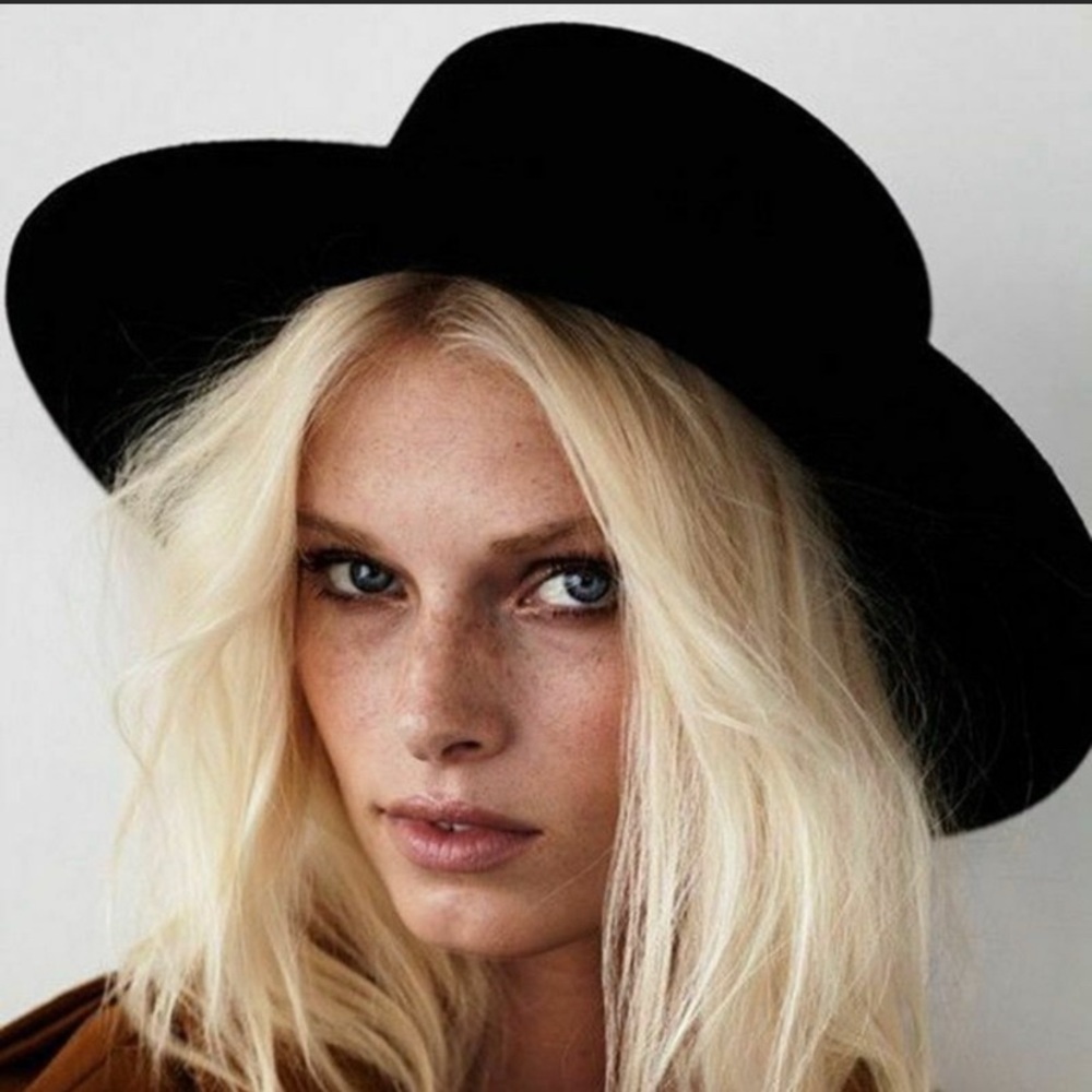 H&M black wool  hat
